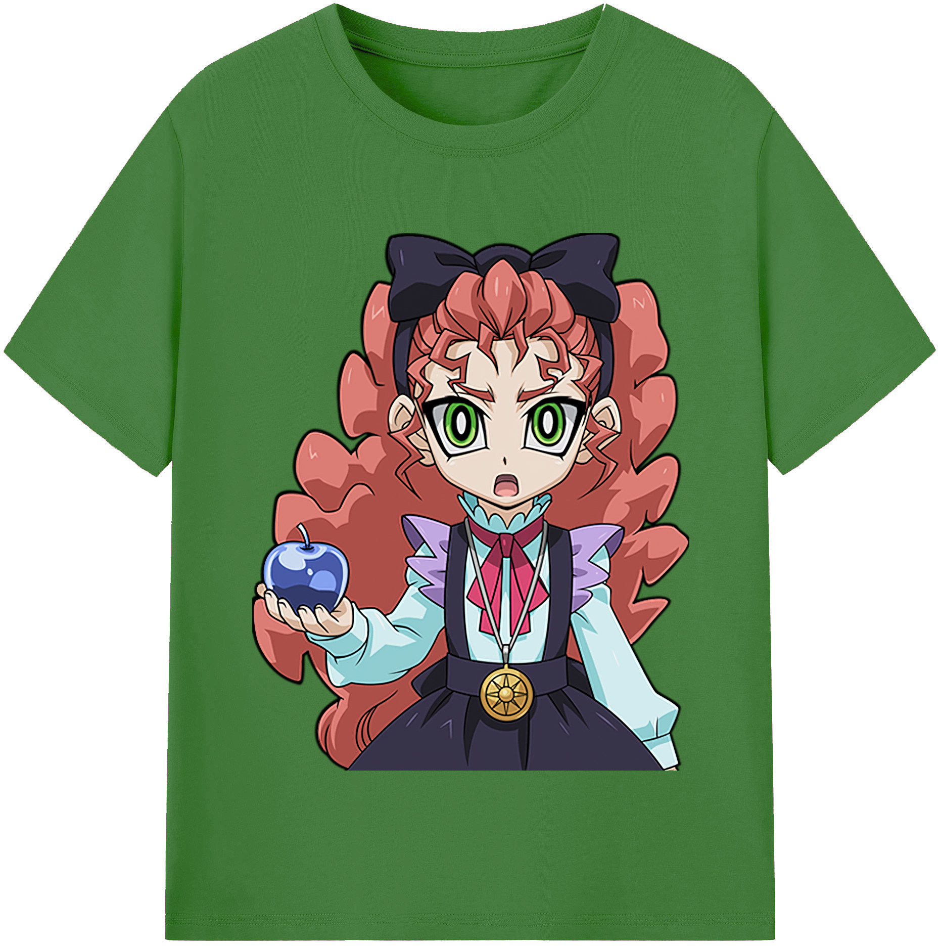 （画像用） 遊☆戯☆王 Yu-Gi-Oh! レディースカジュアルプリントTシャツ（綿100％）